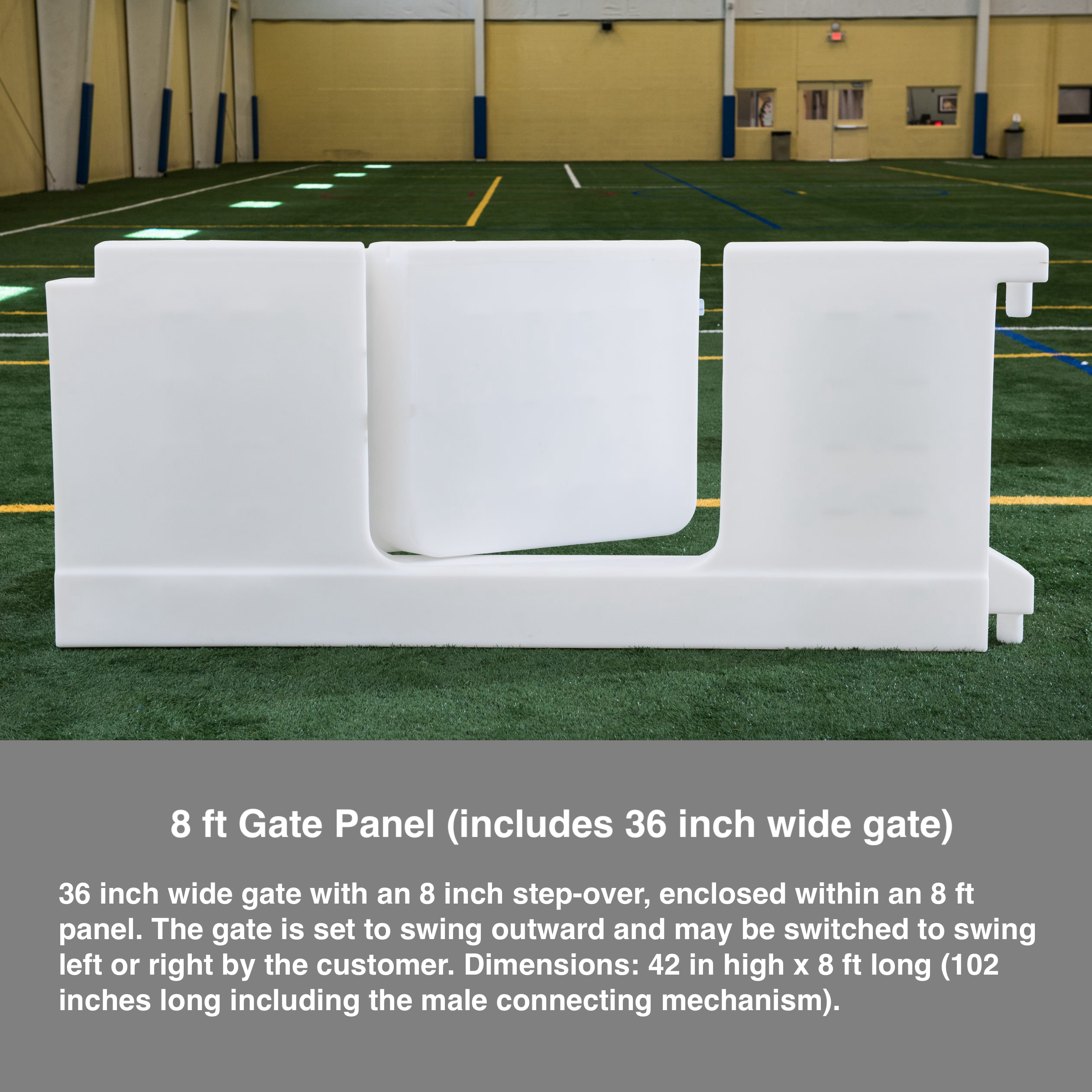36" Wide Gate ProWall Dasherboard System xHockeyProducts.ca Canada.