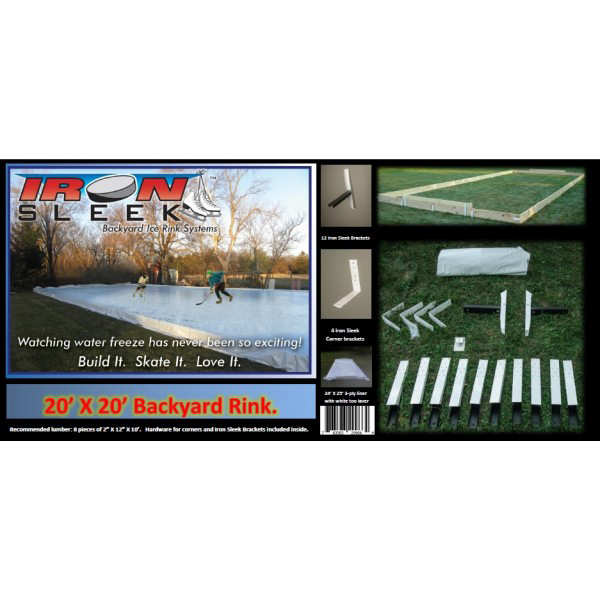 Iron Sleek 20 X 30 Skating Rink Kit Xhockeyproducts Canada