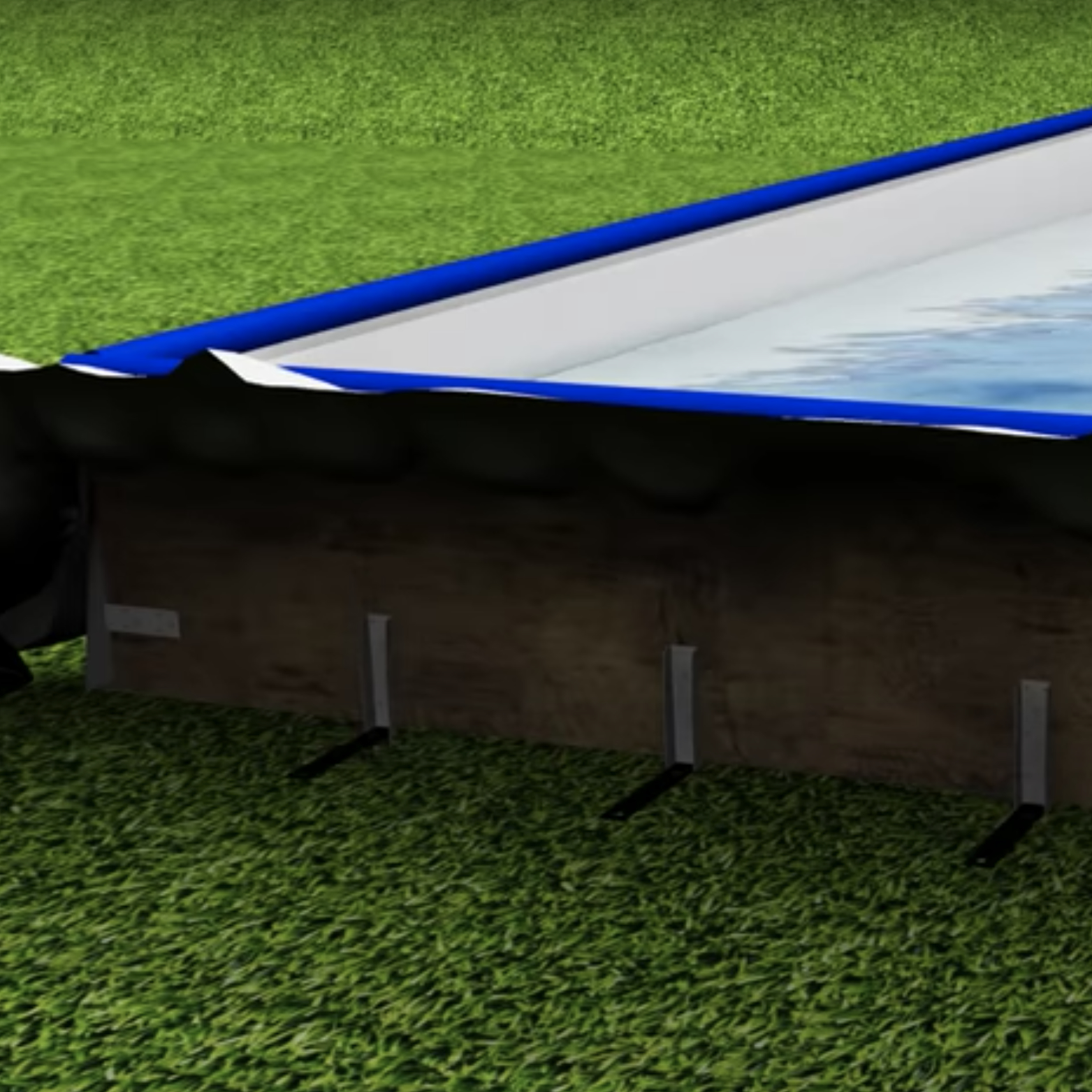 Iron Sleek 25 x 50 Skating Rink Kit - xHockeyProducts Canada