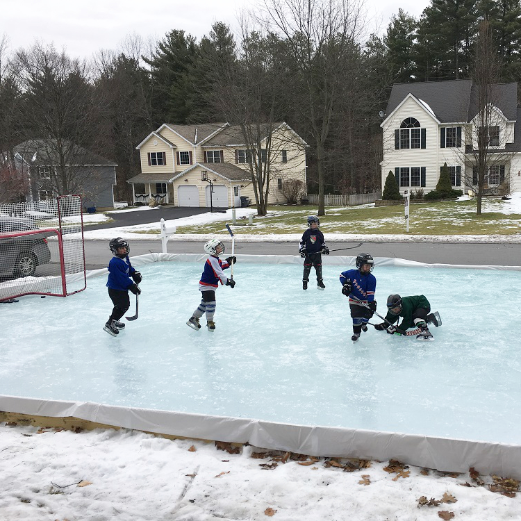 Iron Sleek 35 x 95 Skating Rink Kit xHockeyProducts.ca Canada