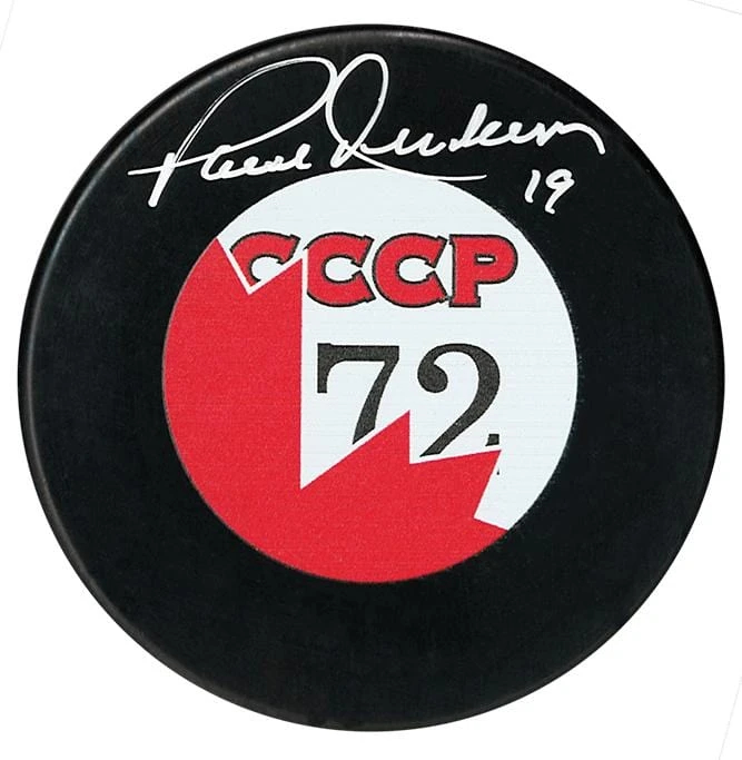 Paul Henderson Signed Team Canada 1972 Summit Series Red Replica
