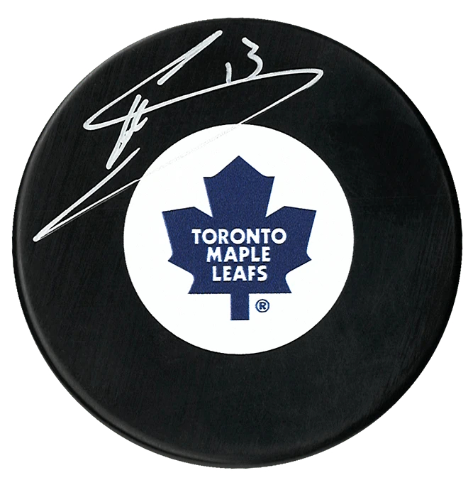 Mats Sundin Autographed Toronto Maple Leafs Puck xHockeyProducts.ca Canada.