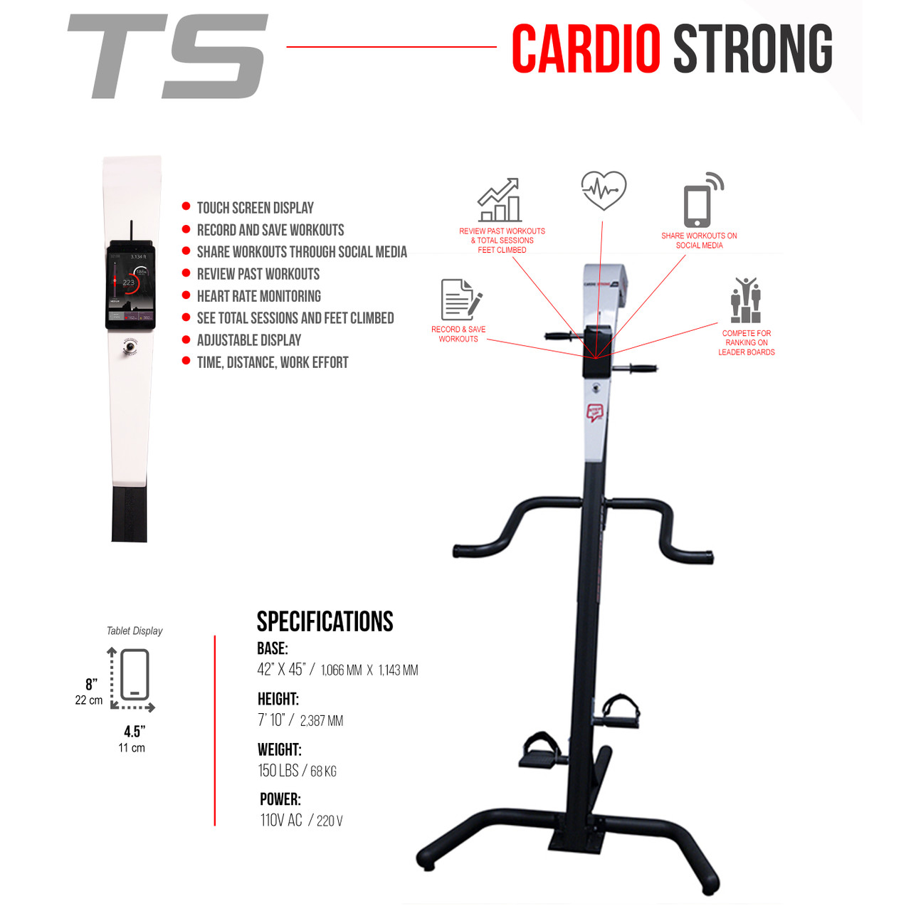 VersaClimber TS-M Commercial xHockeyProducts.ca Canada