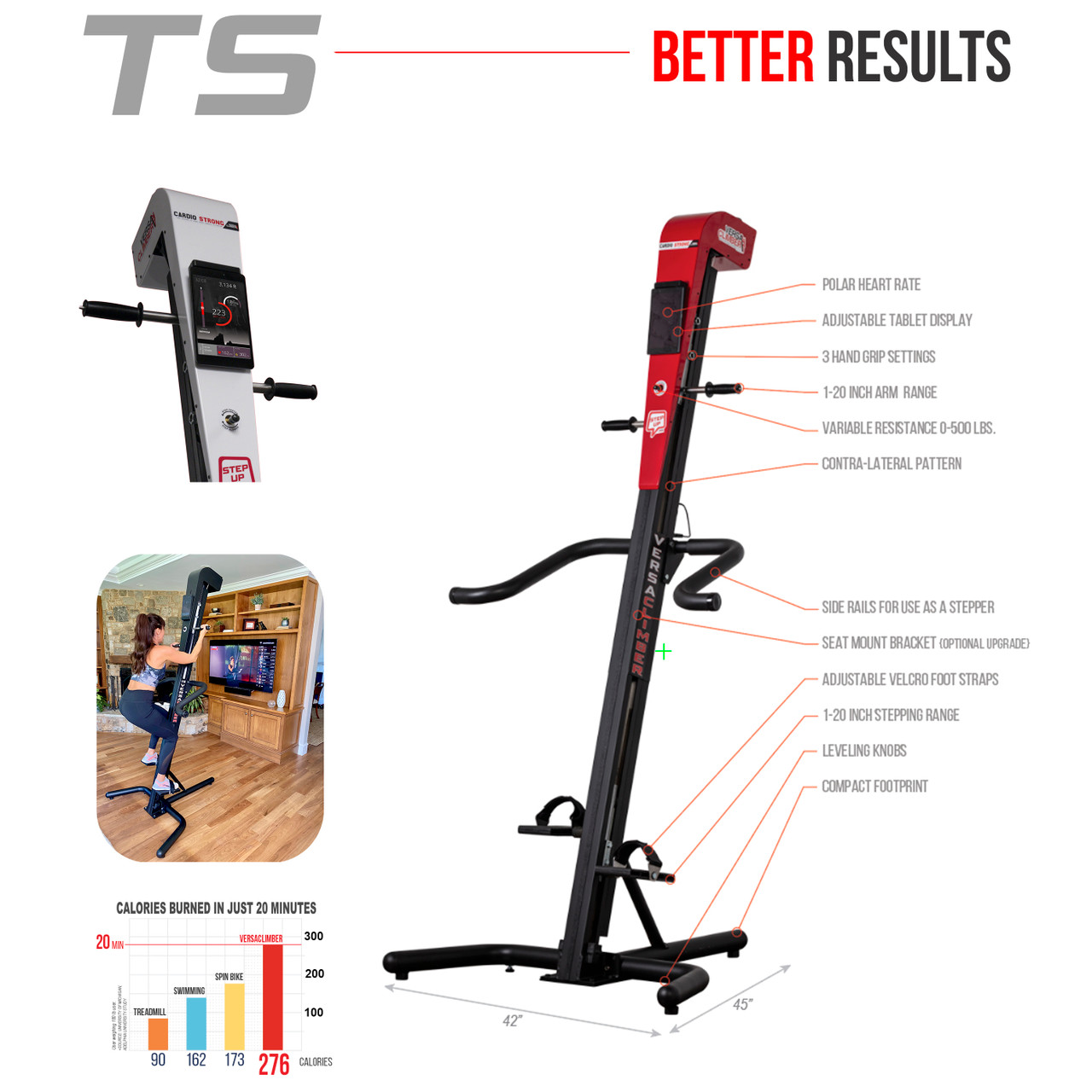 VersaClimber TS-M Commercial xHockeyProducts.ca Canada