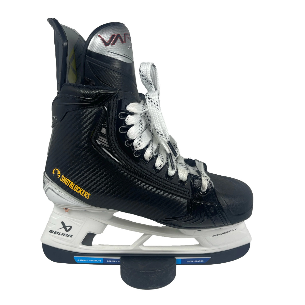 Shotblockers XT PRO + XT Shorty Tongue Combo Hockey Skate protector at xHockeyProducts.ca