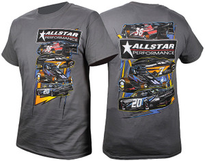 Allstar Performance T-Shirt Dark Gray Circle Track Medium ALL99901M Allstar Performance T-Shirt Dark Gray Circle Track Medium ALL99901M