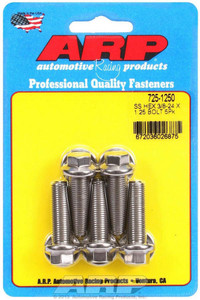 Arp S/S Bolt Kit - 6pt. (5) 3/8-24 x 1.250 725-1250