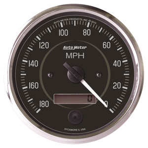Autometer 4in Dia Speedometer 180 MPH Elec Programable 201013
