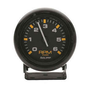 Autometer Black Mini-Tach 6 000 Rp  2306