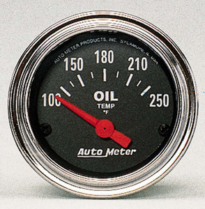Autometer 100-250 degree Oil Temp Gauge 2542