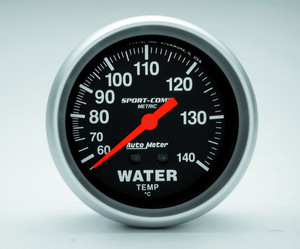 Autometer 2-5/8in S/C Water Temp. Gauge - Metric 3431-M