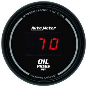 Autometer 2-1/16in DG/B Oil Press. Gauge 6327