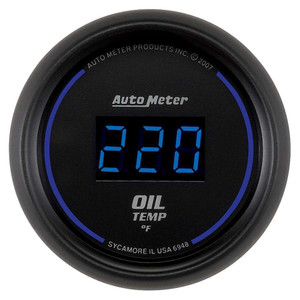 Autometer 2-1/16in Cobalt Oil Temp Gauge  Digital 340F 6948