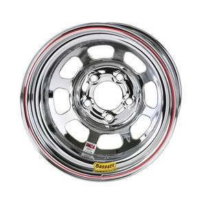 Bassett Wheel 14x7 D Hole 4x 100MM 4in Chrome 47SH4C