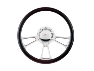 Billet Specialties Half Wrap Steering Wheel -Vin Tech 30425 Billet Specialties Half Wrap Steering Wheel -Vin Tech 30425