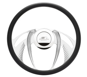 Billet Specialties Steering Wheel Half Wrap 15.5in Psycho 34055 Billet Specialties Steering Wheel Half Wrap 15.5in Psycho 34055