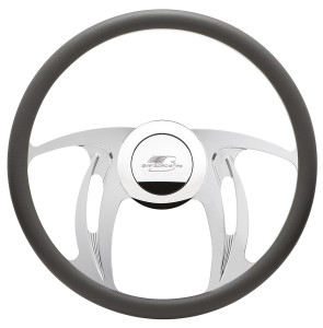 Billet Specialties Steering Wheel Half Wrap 15.5in Hurricane 34123 Billet Specialties Steering Wheel Half Wrap 15.5in Hurricane 34123