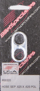 Billet Specialties Hose Separator .625x.625 -Polished 68320