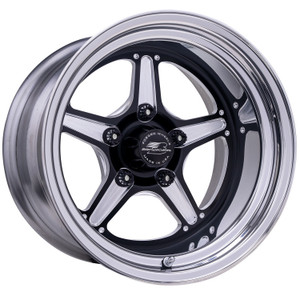 Billet Specialties Street Lite Black Wheel 15X10 5.5IN BS BRS23510L6155 Billet Specialties Street Lite Black Wheel 15X10 5.5IN BS BRS23510L6155