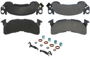 Centric Brake Parts Posi-Quiet Semi-Metallic Brake Pads with Hardwar 104.0153 Centric Brake Parts Posi-Quiet Semi-Metallic Brake Pads with Hardwar 104.0153