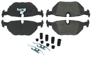 Centric Brake Parts Posi-Quiet Semi-Metallic Brake Pads with Hardwar 104.0396 Centric Brake Parts Posi-Quiet Semi-Metallic Brake Pads with Hardwar 104.0396