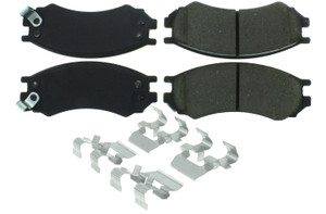 Centric Brake Parts Posi-Quiet Semi-Metallic Brake Pads with Hardwar 104.0507