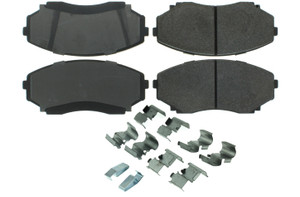 Centric Brake Parts Posi-Quiet Semi-Metallic Brake Pads with Hardwar 104.0551 Centric Brake Parts Posi-Quiet Semi-Metallic Brake Pads with Hardwar 104.0551