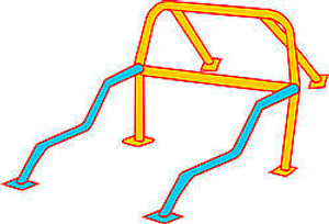 Chassis Engineering Pro Street Side Bar Kit 1-3/4 x 0.134 DOM C/E3213 Chassis Engineering Pro Street Side Bar Kit 1-3/4 x 0.134 DOM C/E3213