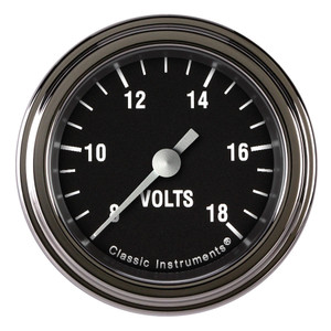 Classic Instruments Hot Rod Volt Gauge 2-1/8 Full Sweep HR130SLF Classic Instruments Hot Rod Volt Gauge 2-1/8 Full Sweep HR130SLF