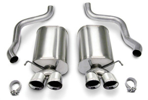Corsa Performance 05-08 Corvette 6.0/6.2L Axle Back Exhaust System 14169 Corsa Performance 05-08 Corvette 6.0/6.2L Axle Back Exhaust System 14169