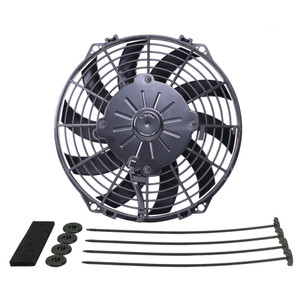 Derale HO Extreme 9in Curved Bl ade Puller Elec Fan 16109