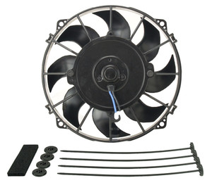 Derale 8in Tornado Electric Fan w/Standard  Mounting Kit 16618