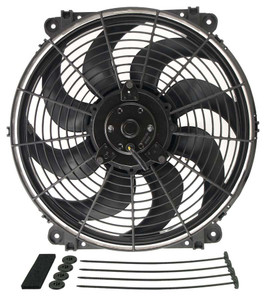 Derale 14in Tornado Electric Fan w/Standard Mount Kit 16624