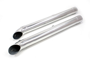 Dougs Headers Side Pipes - Silver (Pair) D930
