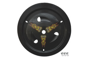 Dominator Race Products Wheel Cover Bolt-On Black 1013-B-BK