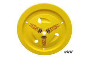 Dominator Race Products Wheel Cover Bolt-On Yellow 1013-B-YE