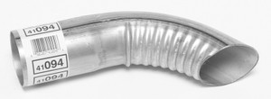 Dynomax 2.5in od Turn Down 10in Long Aluminized 41094