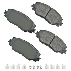 Akebono Brake Corporation ProACT Ultra-Premium Bra ke Pads - Front ACT1210A Akebono Brake Corporation ProACT Ultra-Premium Bra ke Pads - Front ACT1210A