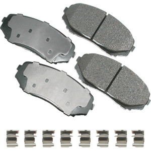 Akebono Brake Corporation ProACT Ultra-Premium Bra ke Pads - Front ACT1258 Akebono Brake Corporation ProACT Ultra-Premium Bra ke Pads - Front ACT1258