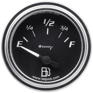 Equus 2.0 Dia Fuel Level Gauge Chrome E7362