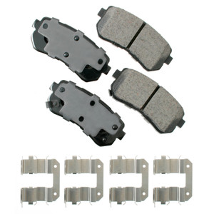 Akebono Brake Corporation ProACT Ultra-Premium Bra ke Pads - Rear ACT1398 Akebono Brake Corporation ProACT Ultra-Premium Bra ke Pads - Rear ACT1398