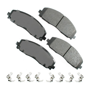 Akebono Brake Corporation Brake Pad Front Chrysler Pacifica 17-19 T&C 12-16 ACT1589 Akebono Brake Corporation Brake Pad Front Chrysler Pacifica 17-19 T&C 12-16 ACT1589