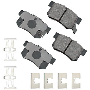 Akebono Brake Corporation ProACT Ultra-Premium Bra ke Pads - Rear ACT536A Akebono Brake Corporation ProACT Ultra-Premium Bra ke Pads - Rear ACT536A