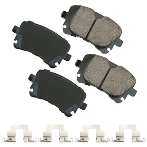 Akebono Brake Corporation Euro Ultra-Premium Brake Pads - Rear EUR1018A