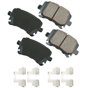Akebono Brake Corporation Brake Pads Rear Audi A3 06-10 Quattro 06-09 EUR1348A Akebono Brake Corporation Brake Pads Rear Audi A3 06-10 Quattro 06-09 EUR1348A