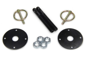 Fivestar Hood Pin Kit  3/8in Alum Black 2-pack 10001-34033-B