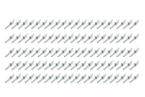 Fivestar Sm Hd Rivet White Multi -grip 100pk 814W-100S