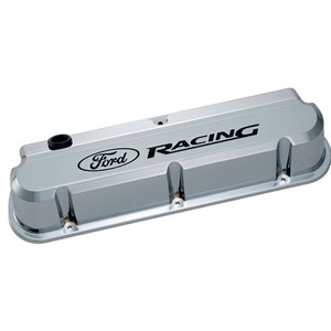 Ford Slant Edge Valve Cover Set w/Ford Racing Logo 302-139