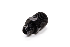 Fragola Straight Adapter Fitting #6 x 1/2 MPT Black 481668-BL