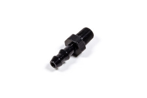 Fragola 1/4 Hose Barb X 1/8 MPT Fitting Black 484004-BL